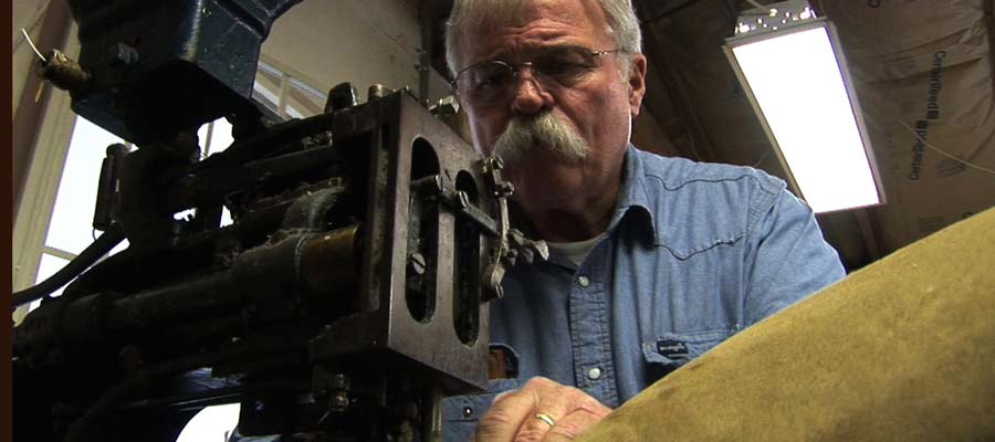 Al working in the Saddleshop.