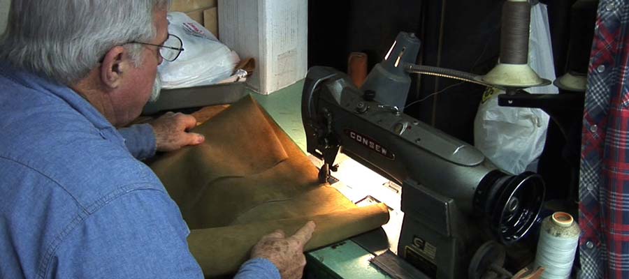 Al working in the Saddleshop.